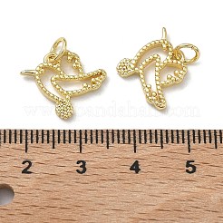 Латунные подвески в виде голубей&nbsp;KK-H256-10G