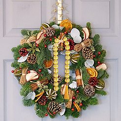 50шт натуральные деревянные бусины с рисунком тартан&nbsp;DIY-SZ0003-11C