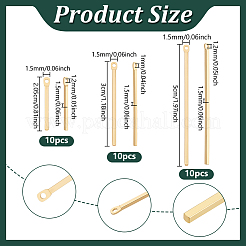 30шт 3 стиля латунные подвески&nbsp;KK-UN0005-57