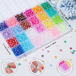 1440шт 24 стиля прозрачные акриловые бусины&nbsp;MACR-SP0001-38