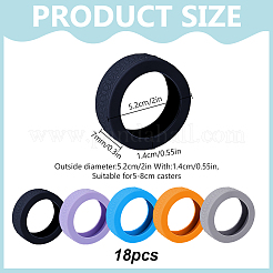 18шт силиконовый чехол для защиты колес багажа&nbsp;FIND-OC0013-86A