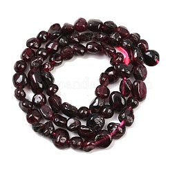 Гранат природный бисер пряди самородки&nbsp;G-J335-32