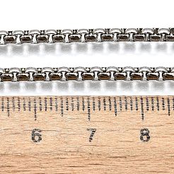 Не тускнеющие цепочки из нержавеющей стали 304&nbsp;NJEW-O110-05H-P
