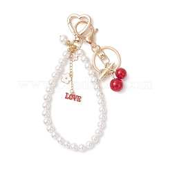 Брелки из ракушек и жемчуга&nbsp;HJEW-JM04619