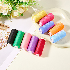 10 шт. нитки швейные полиэстеровые 10-х цветов&nbsp;SENE-CY0001-05D