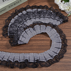 5 ярд полиэстеровой ленты с принтом в клетку&nbsp;OCOR-GF0005-08B