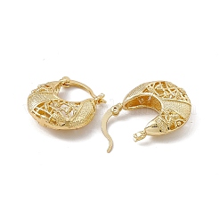 Серьги-кольца из латуни для женщин&nbsp;EJEW-M213-40G