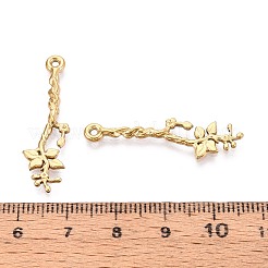 Ветка из нержавеющей стали 304 с подвесками в виде листьев&nbsp;STAS-T067-45G