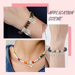 12 шт. 4 стиля сплава европейских бусин&nbsp;FIND-CJ0005-01