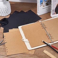 6 комплект 2-х цветных разделителей для бумаги формата А4/А5&nbsp;DIY-FH0007-64B