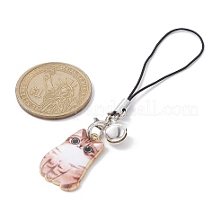 Ремни для мобильных телефонов из кошачьего сплава с эмалью&nbsp;HJEW-JM01441