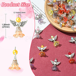 70шт. подвеска из акрила и сплава в 7 стилях&nbsp;PALLOY-CJ00141