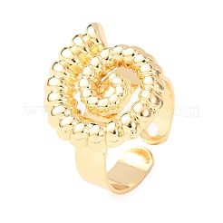 Открытые кольца из латуни с морской тематикой&nbsp;LS-RJEW-Z129-01G-04