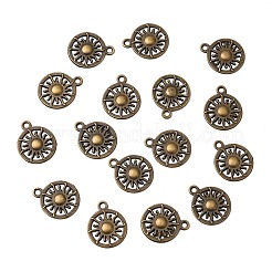 Солнце тибетский стиль сплава подвески&nbsp;TIBEP-S295-54AB-NR