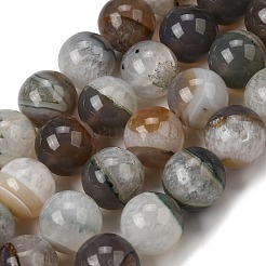 Природный агат бисер нитей&nbsp;G-F820-K06-16mm-01C