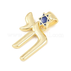 Латунь эмаль подвески&nbsp;KK-C170-13G-B