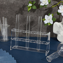 Стойка для стеклянных пробирок с 6 отверстием&nbsp;AJEW-WH0596-298