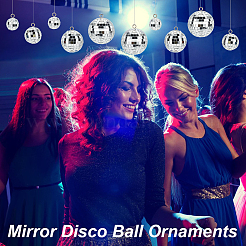 Зеркальный шар отражающий шар подвески&nbsp;DIY-WH0570-26