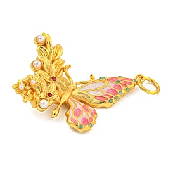 Подвески из латуни с эмалью в стойку&nbsp;KK-Z054-04G