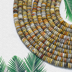 1 нить бусин из натурального матового агата&nbsp;G-PA0001-64