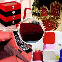 Бархатные ткани&nbsp;DIY-WH0622-356B-04