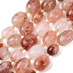 Натуральный гематоидный кварц / нитки из железистого кварца&nbsp;G-G453-D12-01