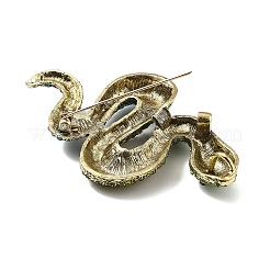 Броши из змеиного сплава со стразами для одежды рюкзака&nbsp;JEWB-M069-01AG-01