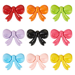 14 набор из 7-х цветов непрозрачных акриловых бусин для выпечки&nbsp;OACR-TA0003-99