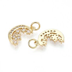 Латунные микро проложить кубического циркония подвески&nbsp;KK-T071-100G