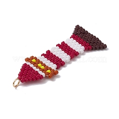 Подвески-маяки из стеклянного бисера miyuki&nbsp;PALLOY-MZ00626