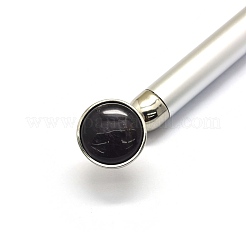 Электрические массажные палочки из натурального обсидиана&nbsp;G-E515-13K