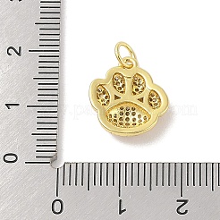 Подвески из латуни с покрытием из прозрачного кубического циркония&nbsp;KK-S380-07G