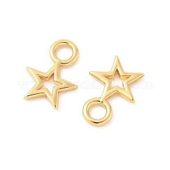 Латунные подвески в виде звезд&nbsp;XGR0160G-101G