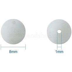 Нити бусин из амазонита с матовым натуральным цветком&nbsp;G-PH0028-8mm-03