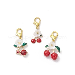 3 шт. подвеска из сплава эмали и страз&nbsp;HJEW-JM04106