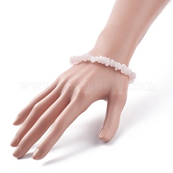 Набор украшений из бисера с чипсами из натурального розового кварца SJEW-JS01232-06