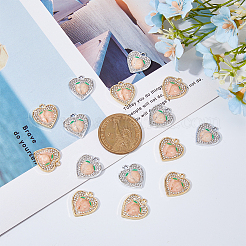 40шт 2 цвета сплава эмалевые подвески&nbsp;FIND-DC0003-28