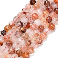 Нити бусин из натурального красного гематоидного кварца/железистого кварца класса А&nbsp;G-L642-F03-6mm