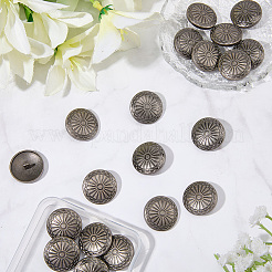 20 шт. пуговицы из сплава с 1 отверстиями&nbsp;BUTT-GF0004-10B