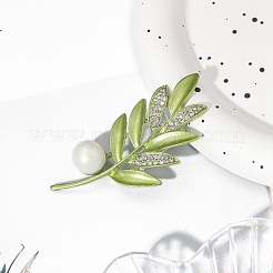 Булавки с эмалью в виде листа&nbsp;PW-WG18D2F-01