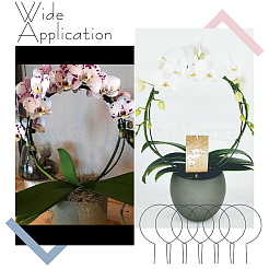 12 шт. железные опоры для растений&nbsp;AJEW-GO0002-80