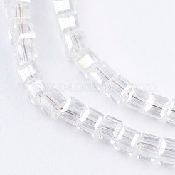 Стеклянные бусины с гальваническим покрытием &nbsp;EGLA-F121-AB-A02