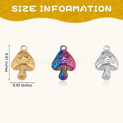 15 шт. 3 стиля подвески из нержавеющей стали 304&nbsp;STAS-SZ0002-77