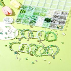 Набор для самостоятельного изготовления браслетов из стеклянных бусин&nbsp;DIY-FS0007-69