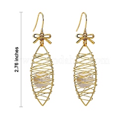 Экологически чистые железные подвески с конским глазом&nbsp;EJEW-PH01401-02