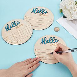 Деревянный реквизит для детских фотографий&nbsp;WOOD-WH0002-56C