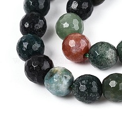 Природного индийского агата бисер нитей&nbsp;LS-G-Q462-90-8mm