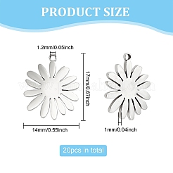 20 шт. подвески из нержавеющей стали 201&nbsp;STAS-DC0010-69