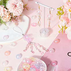 200 шт. светящиеся акриловые бусины в форме конуса&nbsp;SACR-SP0001-25