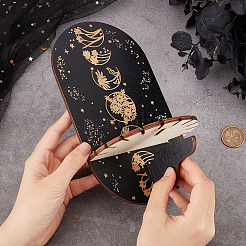 Деревянная настенная небольшая хрустальная витрина&nbsp;ODIS-WH0026-10D